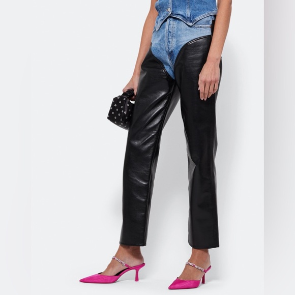 ▪️NIB Alexander Wang Delphine 65mm embellished mules - Picture 3 of 12